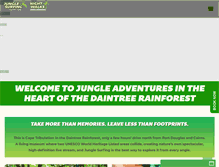 Tablet Screenshot of junglesurfing.com.au